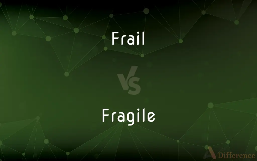 Frail vs. Fragile — What's the Difference?