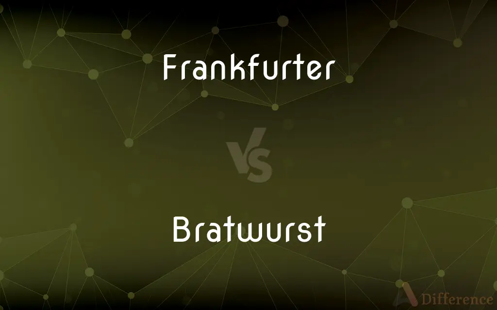 Frankfurter vs. Bratwurst — What's the Difference?