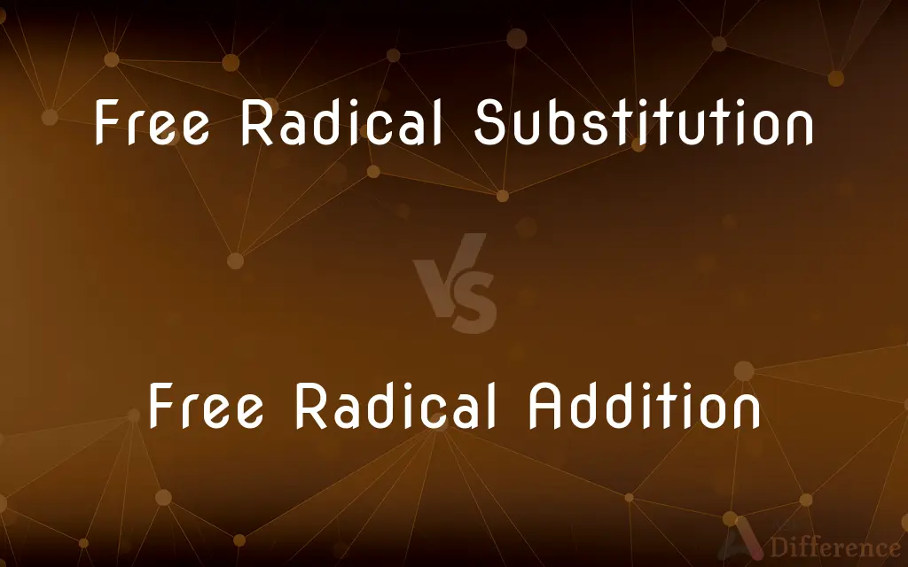Free Radical Substitution vs. Free Radical Addition — What's the Difference?