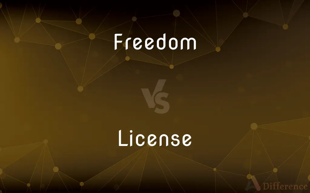 Freedom vs. License — What's the Difference?