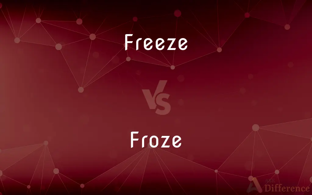Freeze vs. Froze — What's the Difference?