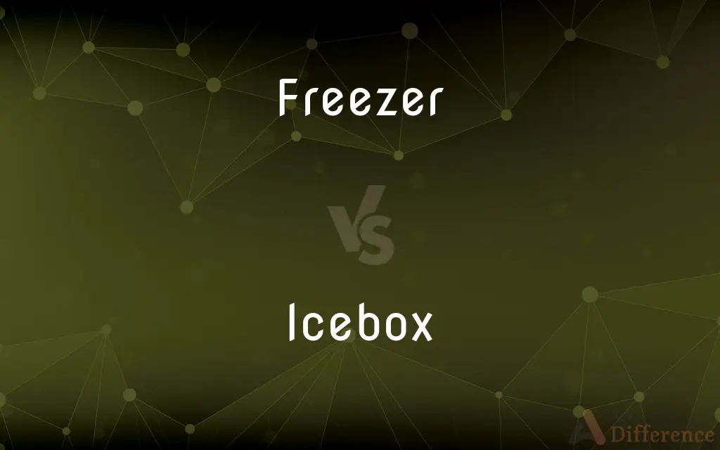 Freezer vs. Icebox — What's the Difference?