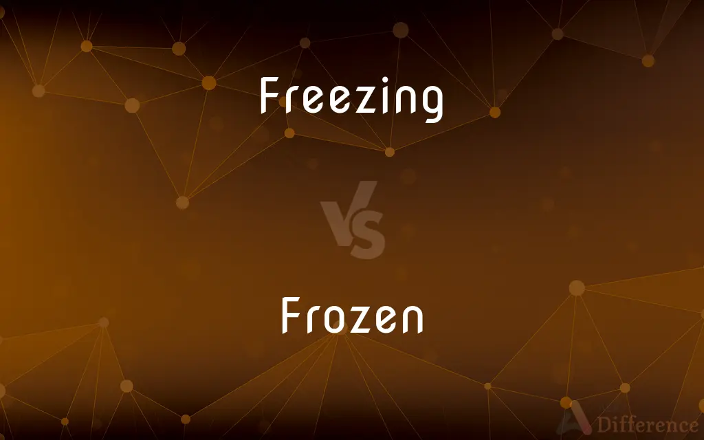 Freezing vs. Frozen — What's the Difference?
