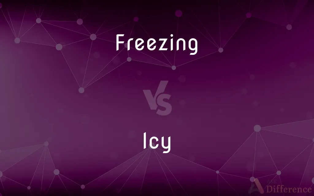 Freezing vs. Icy — What's the Difference?