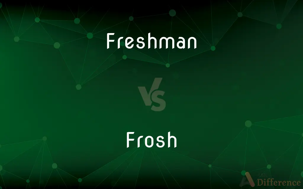 Freshman vs. Frosh — What's the Difference?