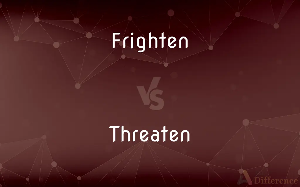 Frighten vs. Threaten — What's the Difference?