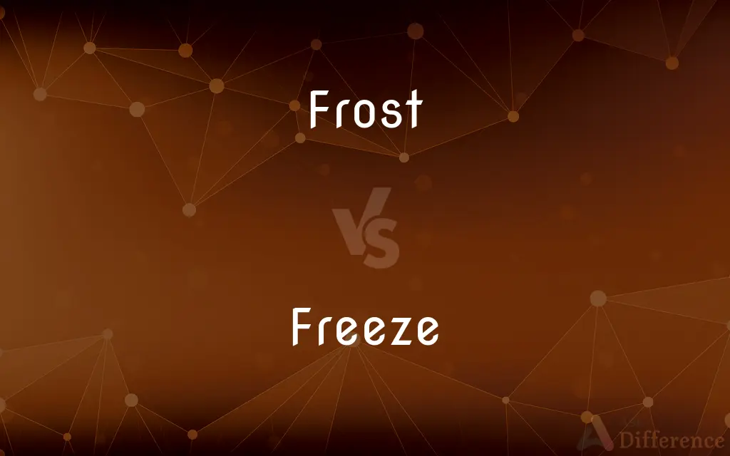 Frost vs. Freeze — What's the Difference?