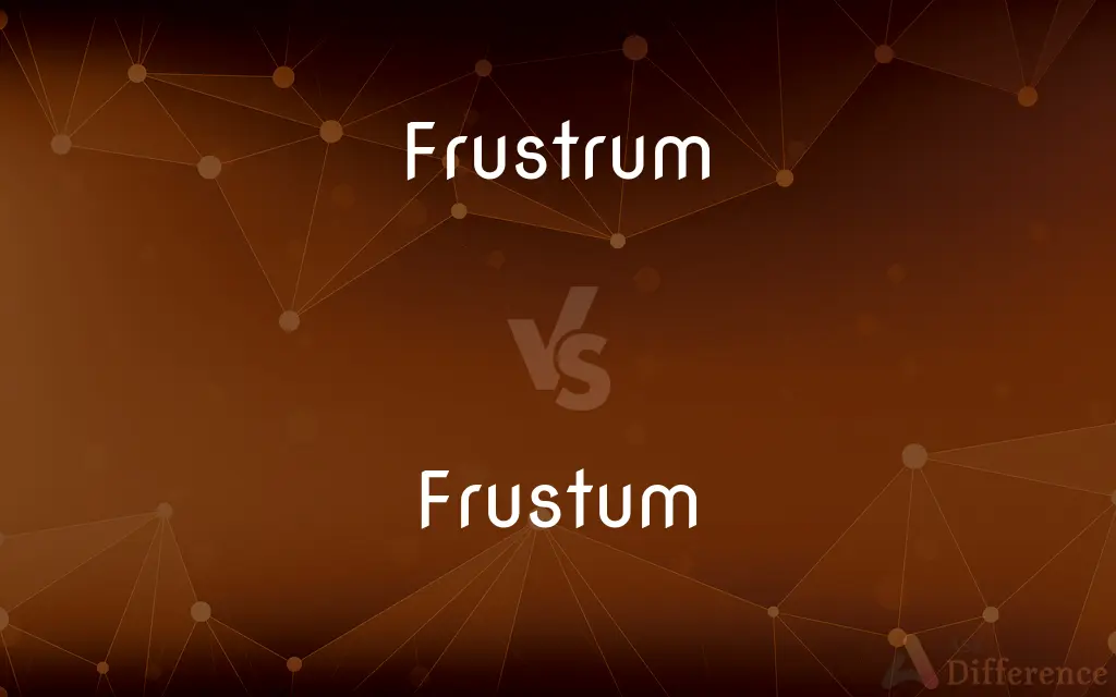 Frustrum vs. Frustum — Which is Correct Spelling?