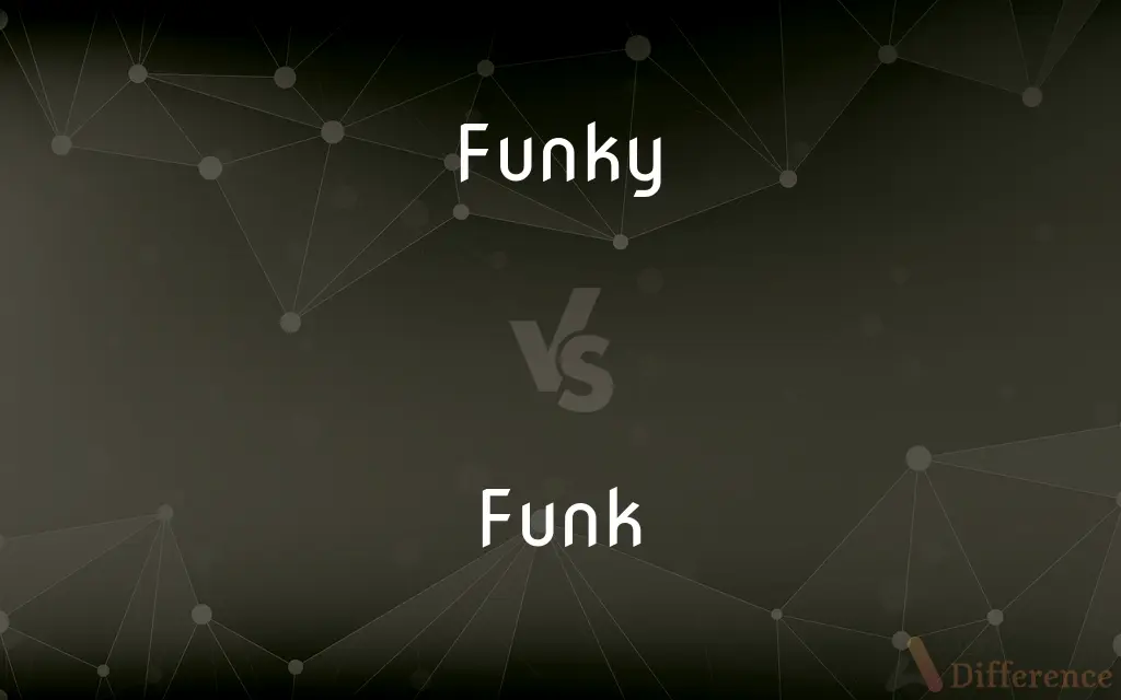 Funky vs. Funk — What's the Difference?