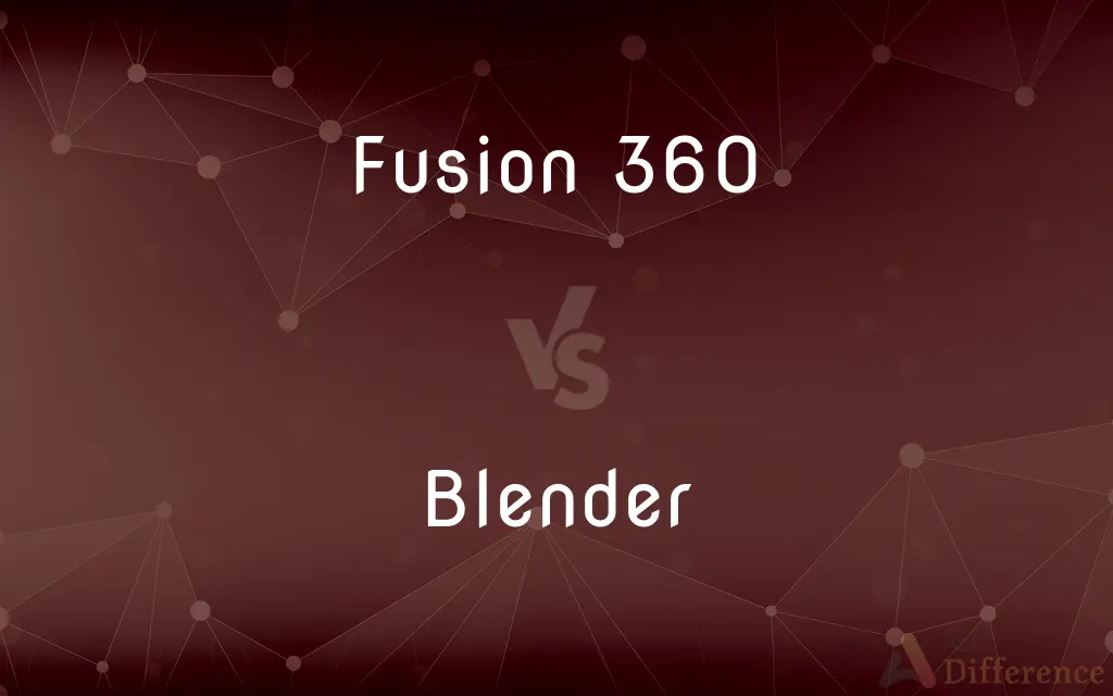 Fusion 360 vs. Blender — What's the Difference?