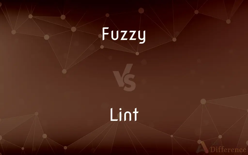 Fuzzy vs. Lint — What's the Difference?