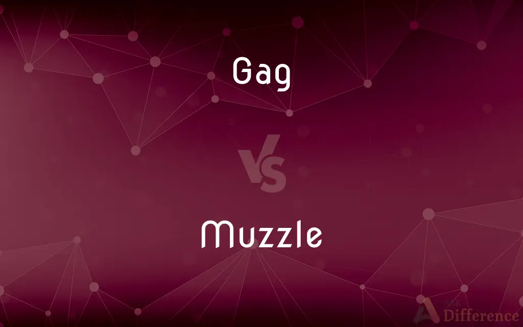 Gag vs. Muzzle — What's the Difference?