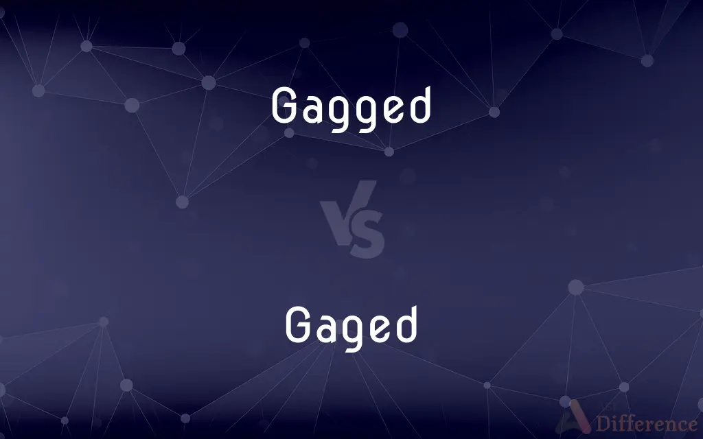 Gagged vs. Gaged — Which is Correct Spelling?
