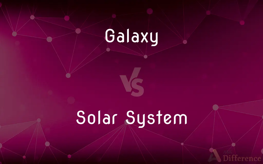 Galaxy vs. Solar System — What's the Difference?