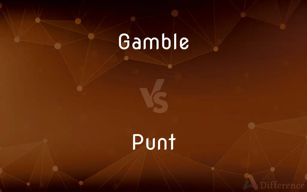 Gamble vs. Punt — What's the Difference?