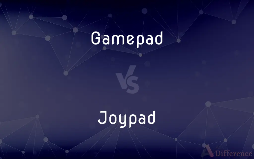 Gamepad vs. Joypad — What's the Difference?
