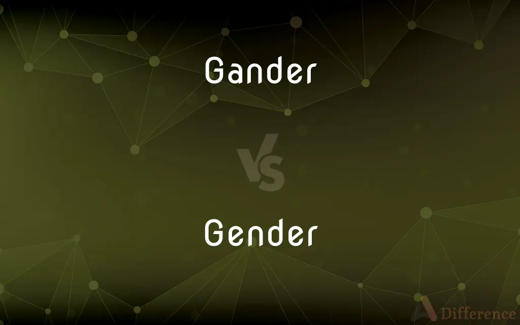Gander vs. Gender — What's the Difference?