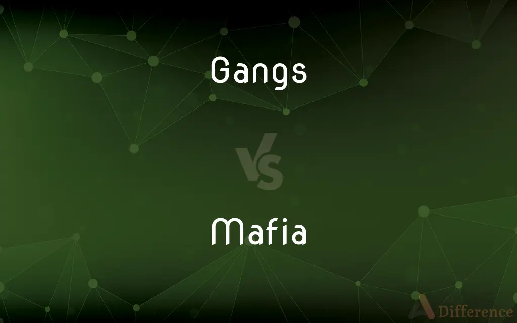 Gangs vs. Mafia — What's the Difference?