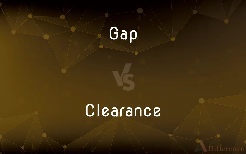 Gap vs. Clearance — What's the Difference?