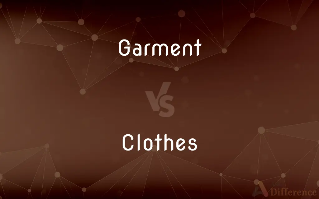 Garment vs. Clothes — What's the Difference?