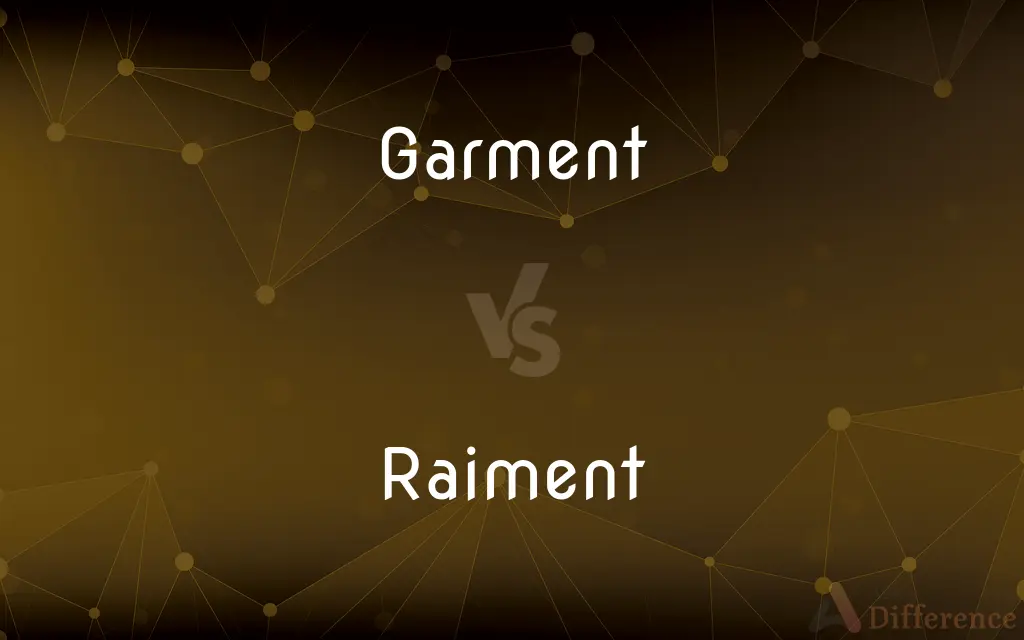 Garment vs. Raiment — What's the Difference?