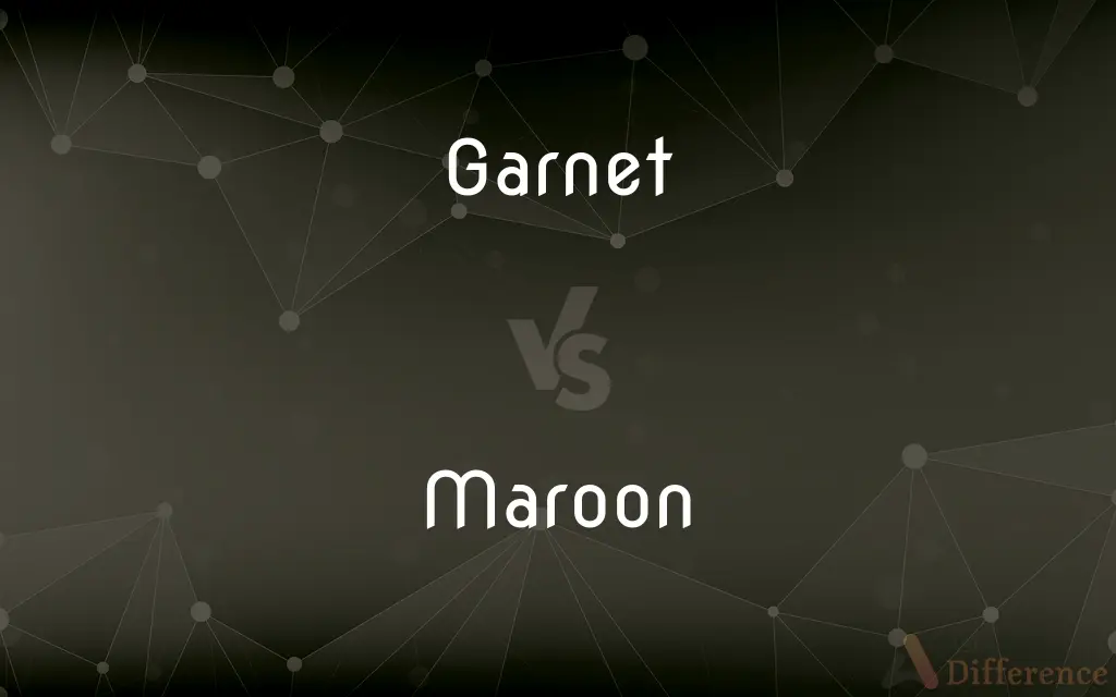 Garnet vs. Maroon — What's the Difference?