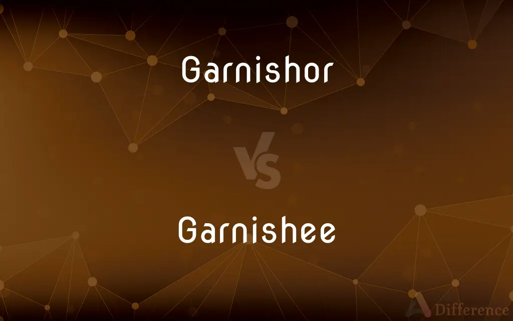 Garnishor vs. Garnishee — What's the Difference?