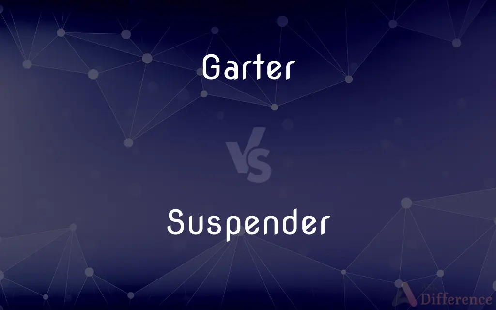 Garter vs. Suspender — What's the Difference?