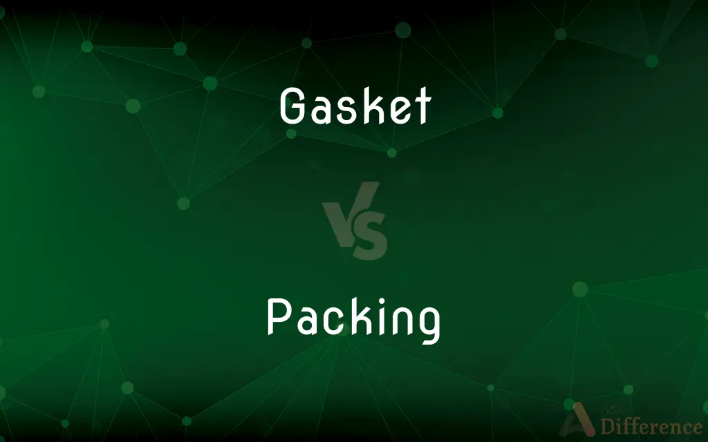 Gasket vs. Packing — What's the Difference?