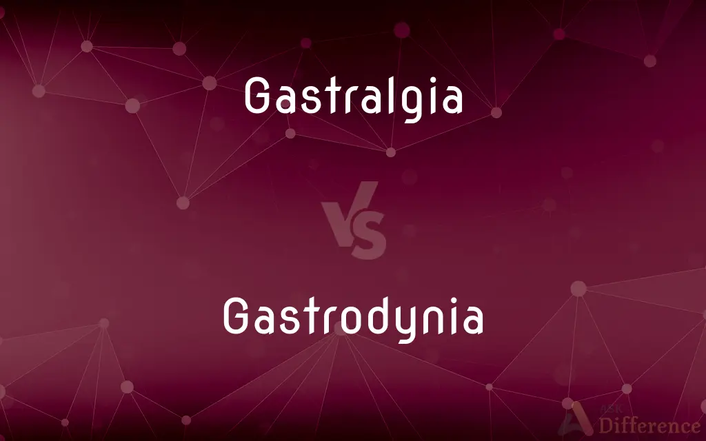 Gastralgia vs. Gastrodynia — What's the Difference?