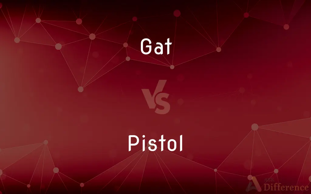 Gat vs. Pistol — What's the Difference?