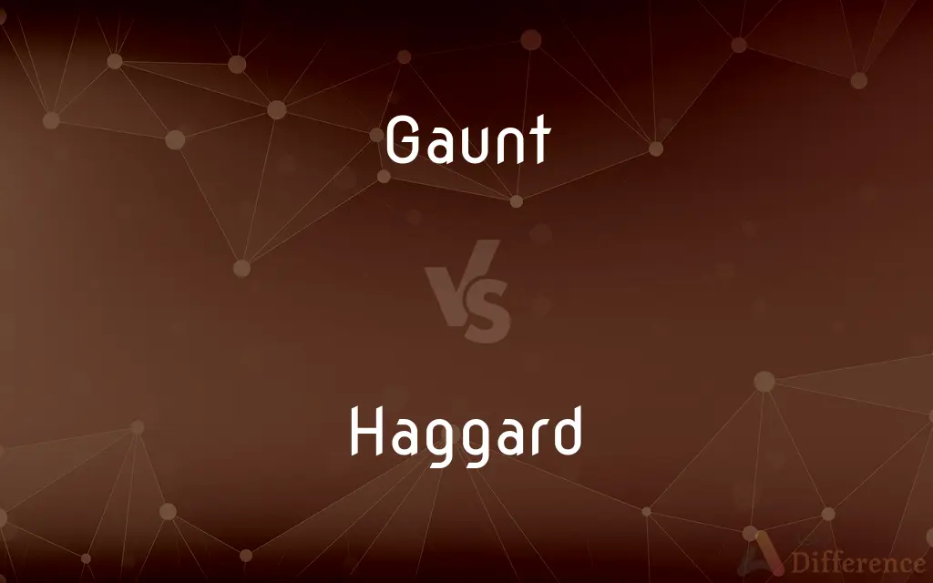 Gaunt vs. Haggard — What's the Difference?