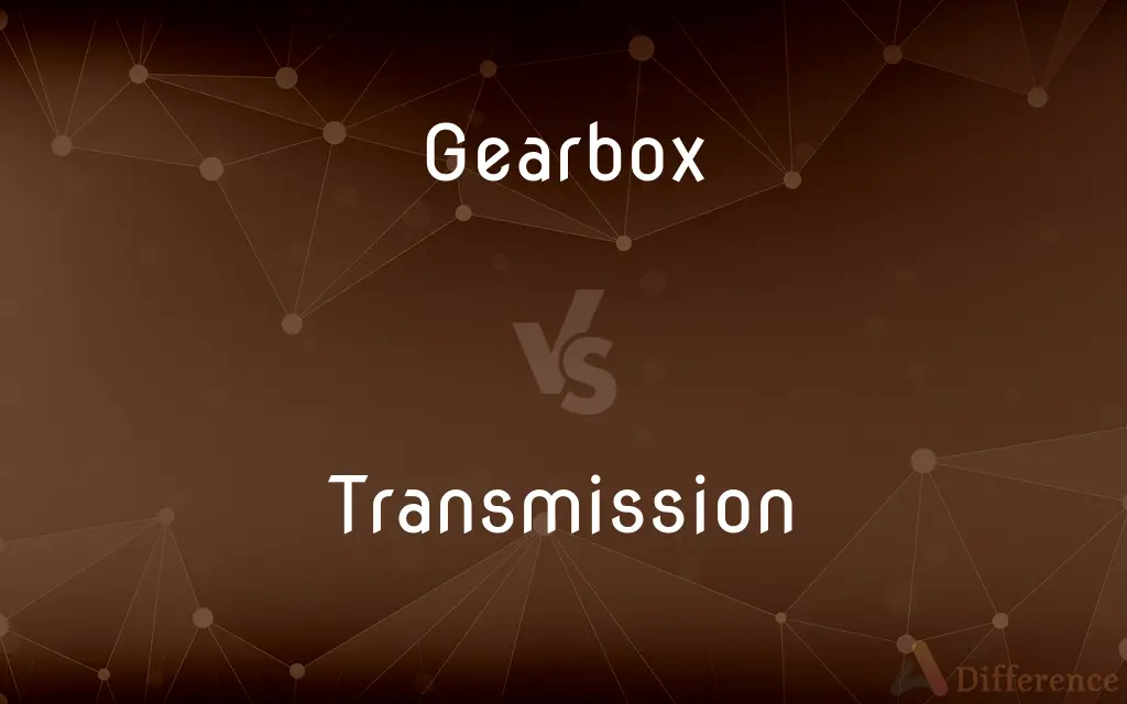 Gearbox vs. Transmission — What's the Difference?