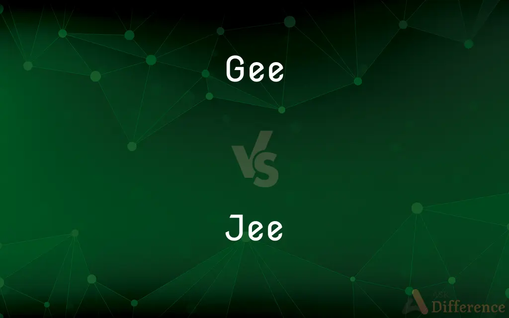 Gee vs. Jee — Which is Correct Spelling?