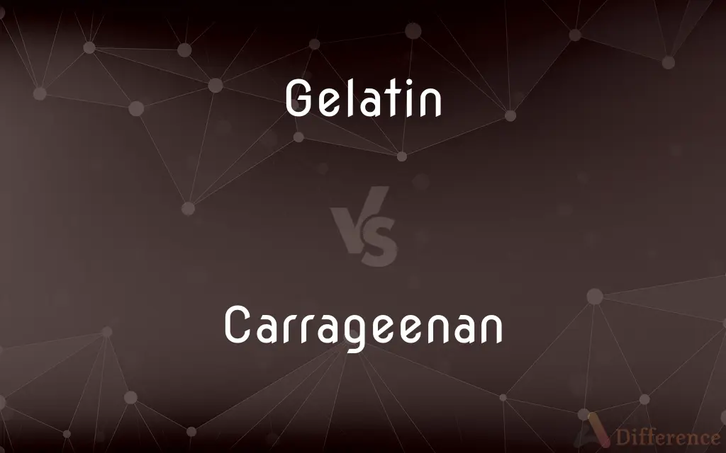 Gelatin vs. Carrageenan — What's the Difference?