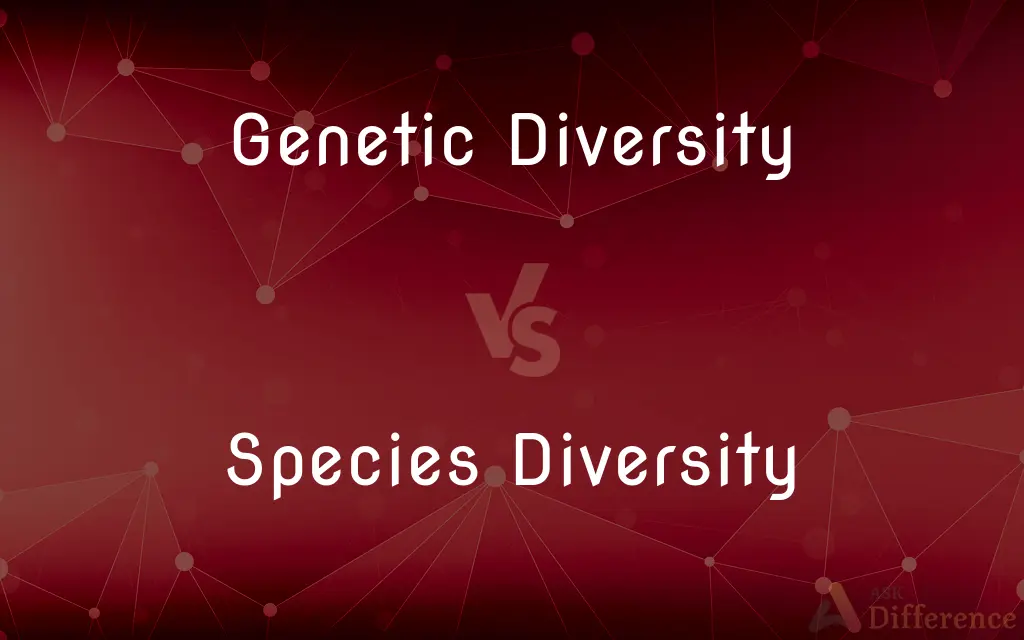 Genetic Diversity vs. Species Diversity — What's the Difference?