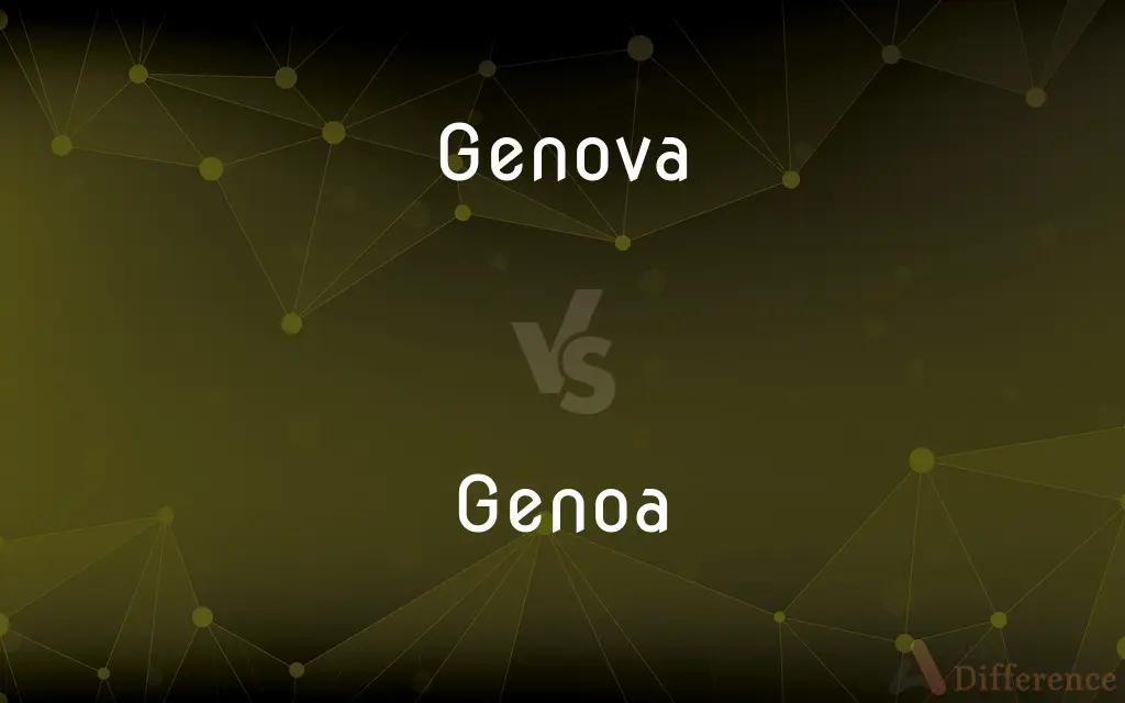 Genova vs. Genoa — What's the Difference?