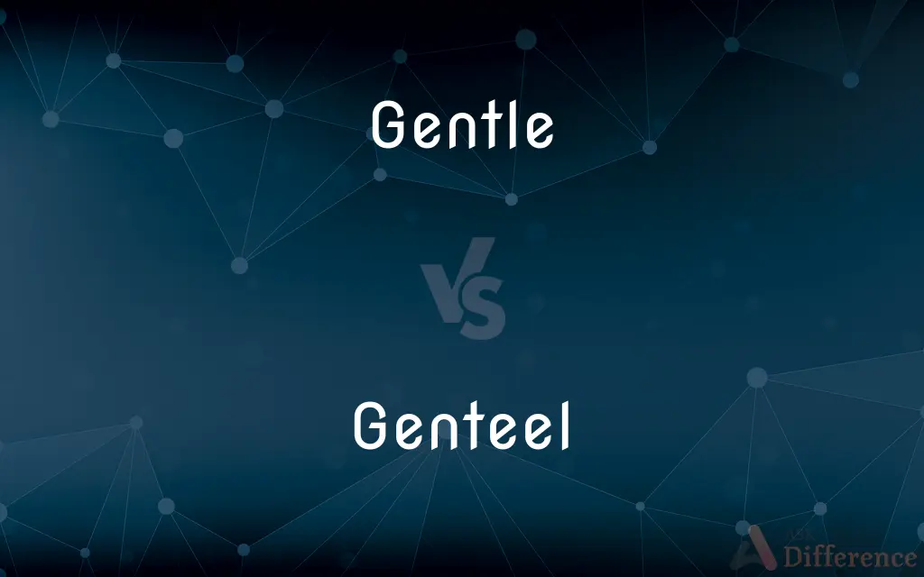 Gentle vs. Genteel — What's the Difference?