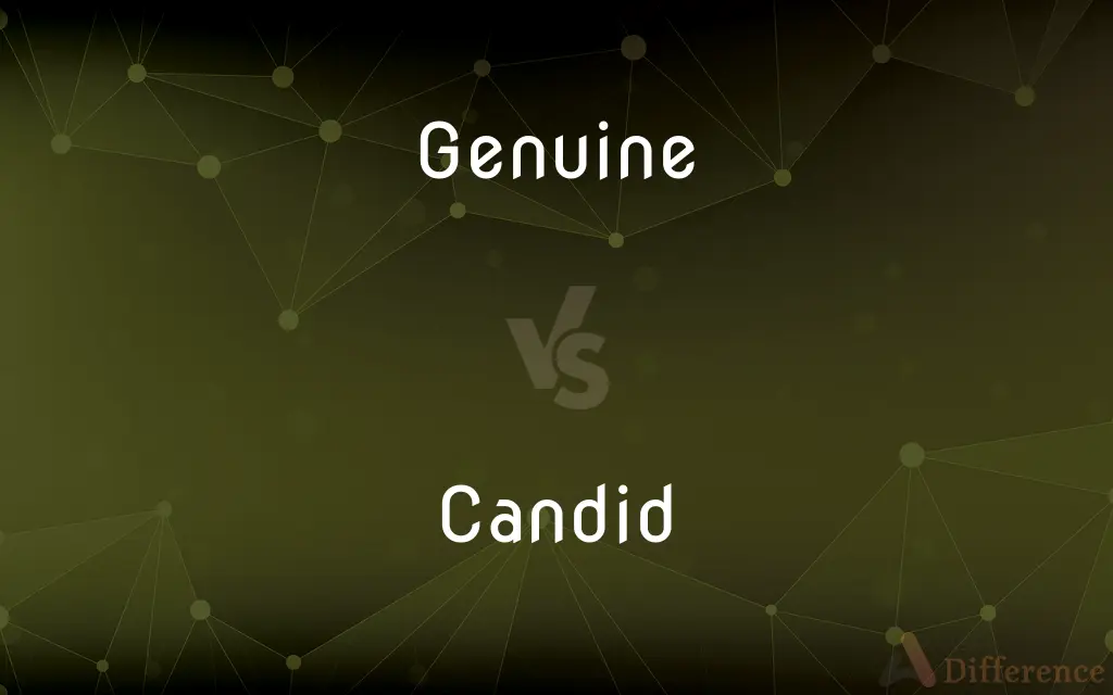 Genuine vs. Candid — What's the Difference?