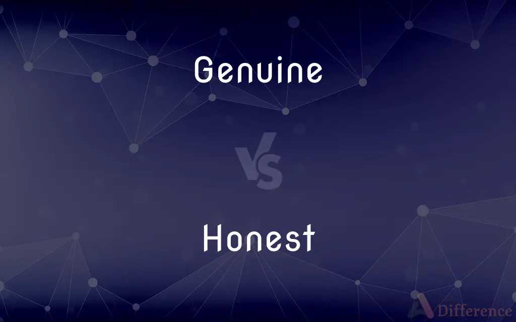Genuine vs. Honest — What's the Difference?