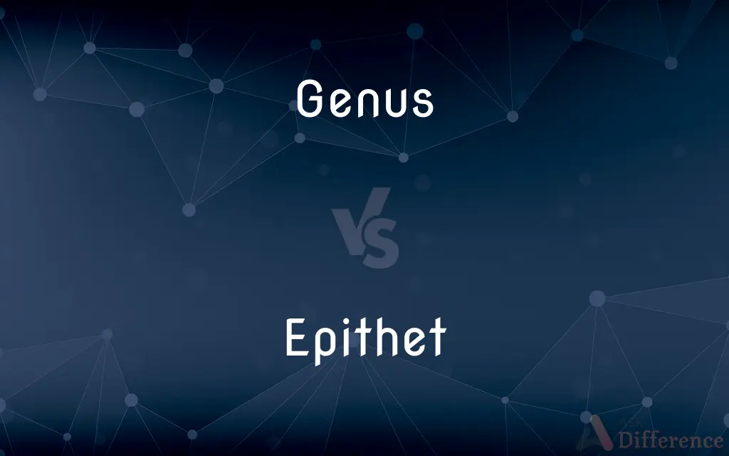 Genus vs. Epithet — What's the Difference?