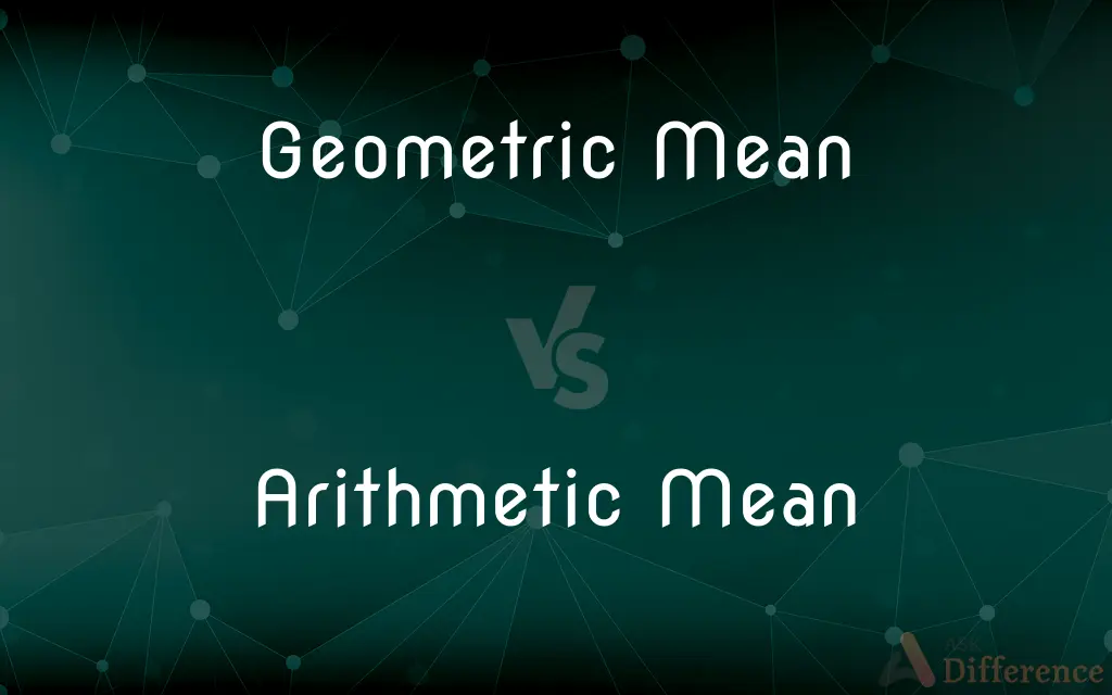 Geometric Mean vs. Arithmetic Mean — What's the Difference?