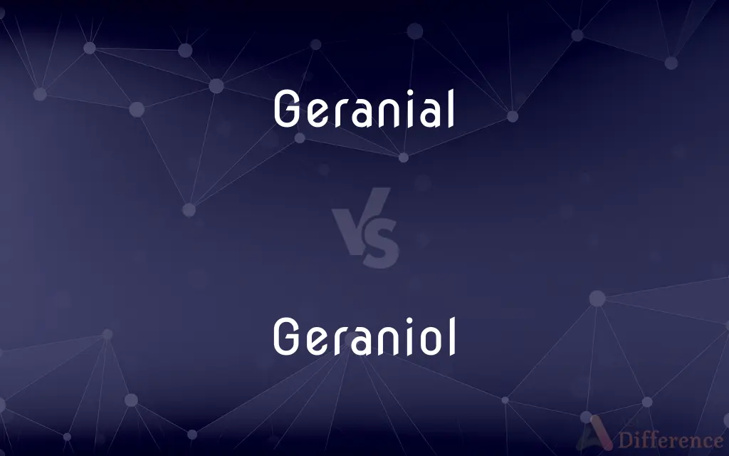 Geranial vs. Geraniol — What's the Difference?