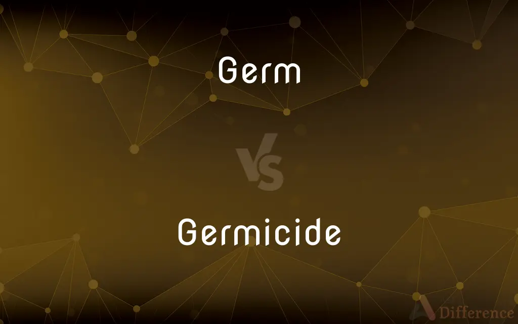 Germ vs. Germicide — What's the Difference?