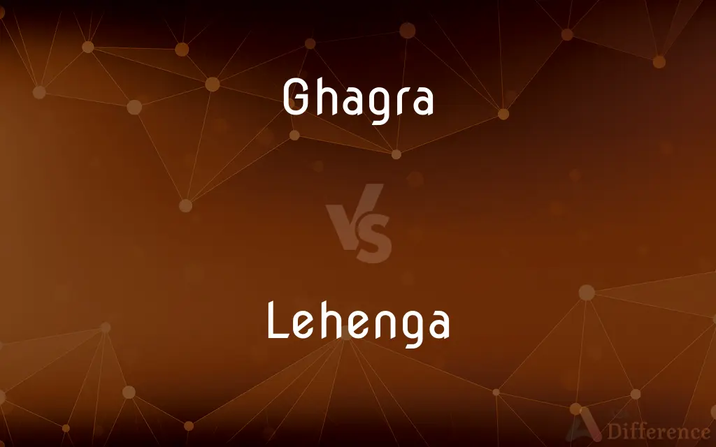 Ghagra vs. Lehenga — What's the Difference?
