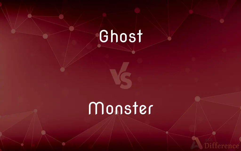 Ghost vs. Monster — What's the Difference?