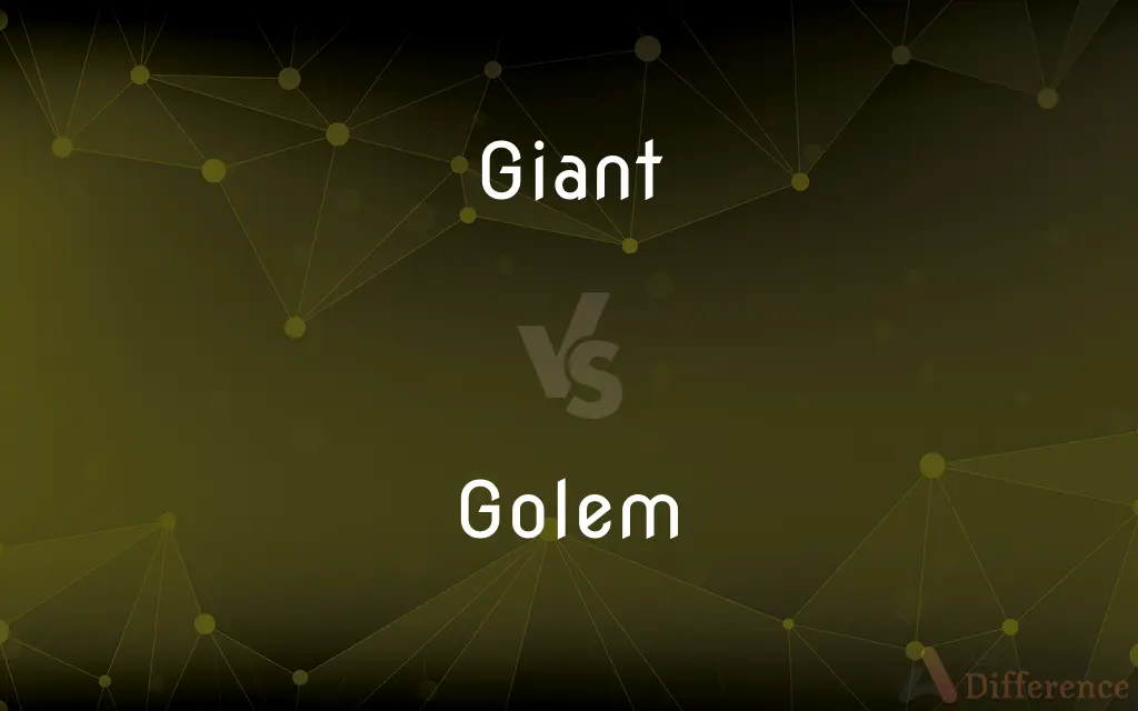 Giant vs. Golem — What's the Difference?