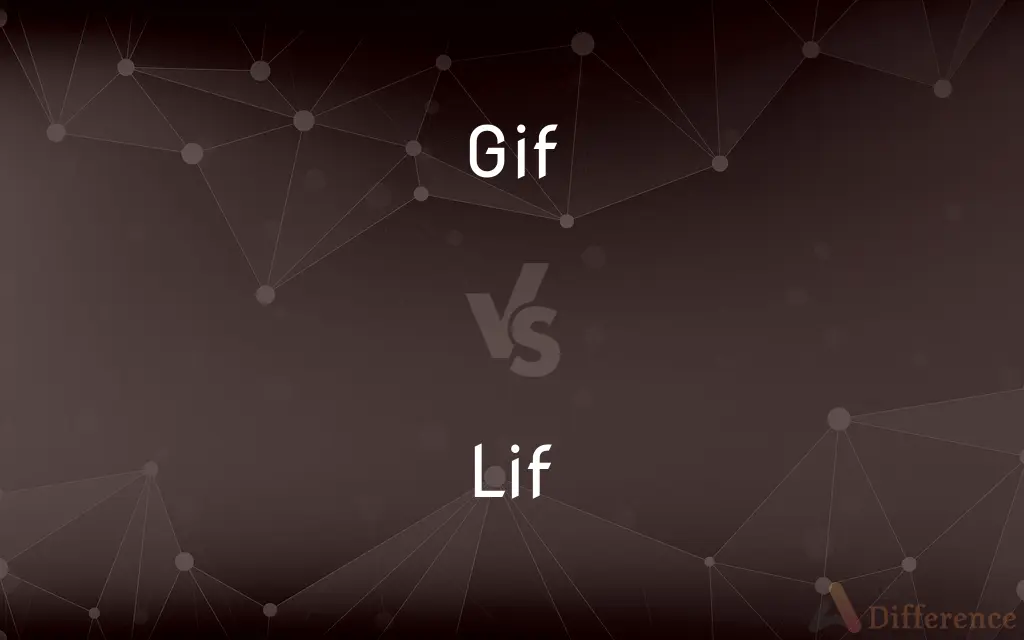 Gif vs. Lif — What's the Difference?