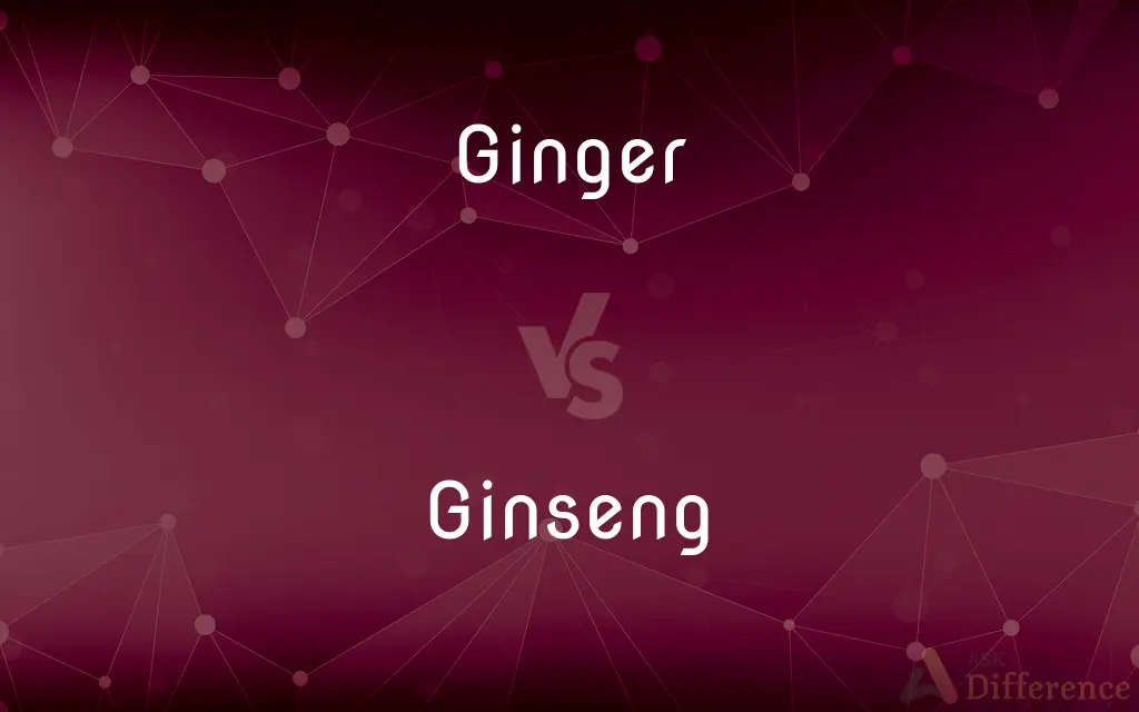 Ginger vs. Ginseng — What's the Difference?