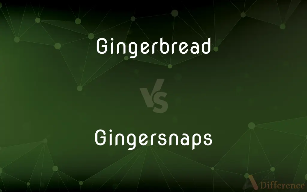 Gingerbread vs. Gingersnaps — What's the Difference?
